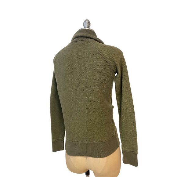 Lululemon Post Savasana Knit Zip Up Jacket Green Small - Picture 6 of 7